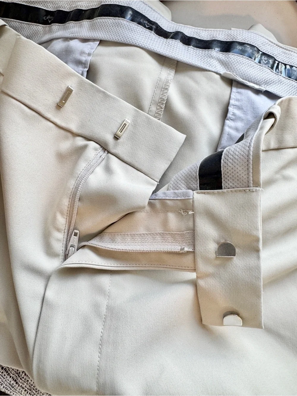 Callaway Golf Performance Khaki Shorts Quiet Luxury Dadcore 40 Beige D81